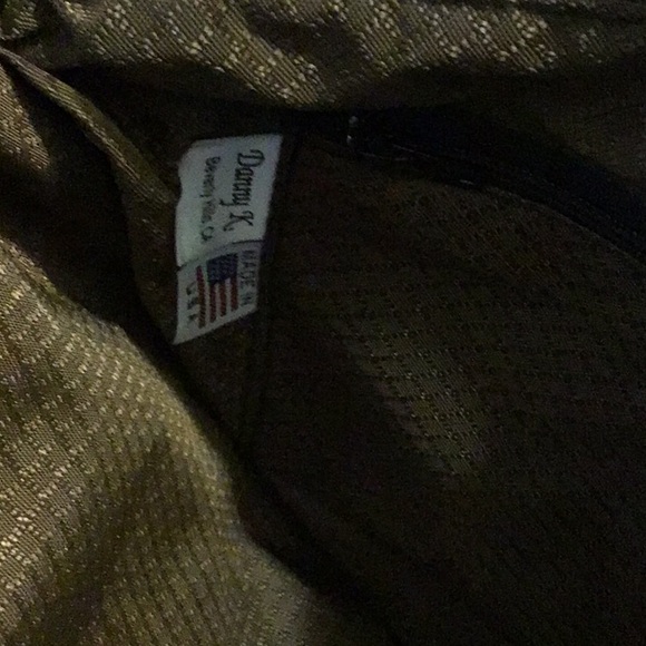 DANNY K BAGS bucket bag CrossBody strap  Made in USA  10"x10" x2"  red & black - Picture 4 of 6